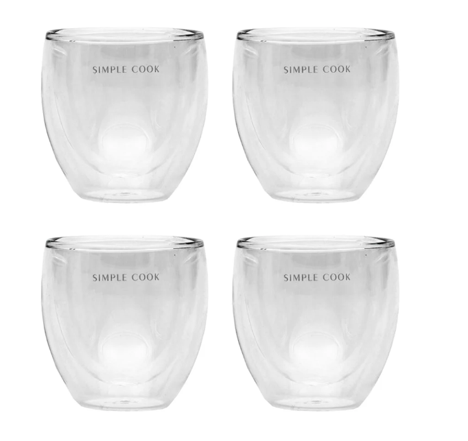 Set 4 Tazas Espresso Simple Cook