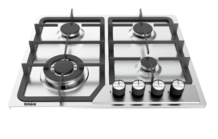 Cocina Gas Inox  4 Quemadores