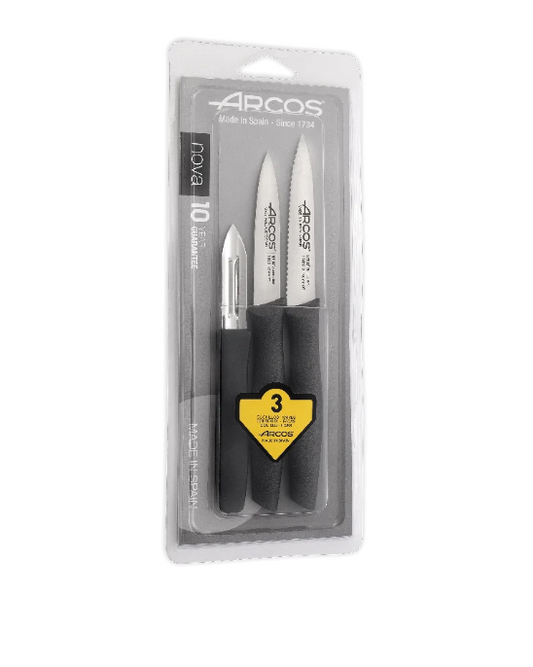 Set 3 Cuchillos Cocina 189700 Nova Arcos